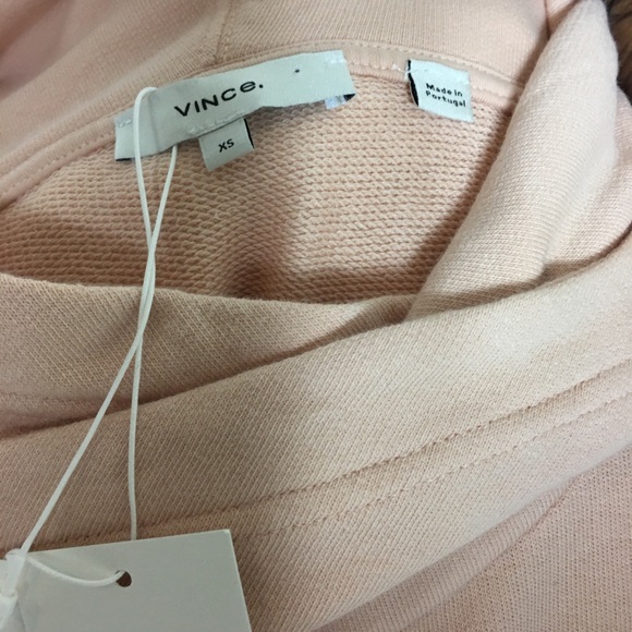 Vince Hooded pink Sweatshirt - Picture 7 of 8